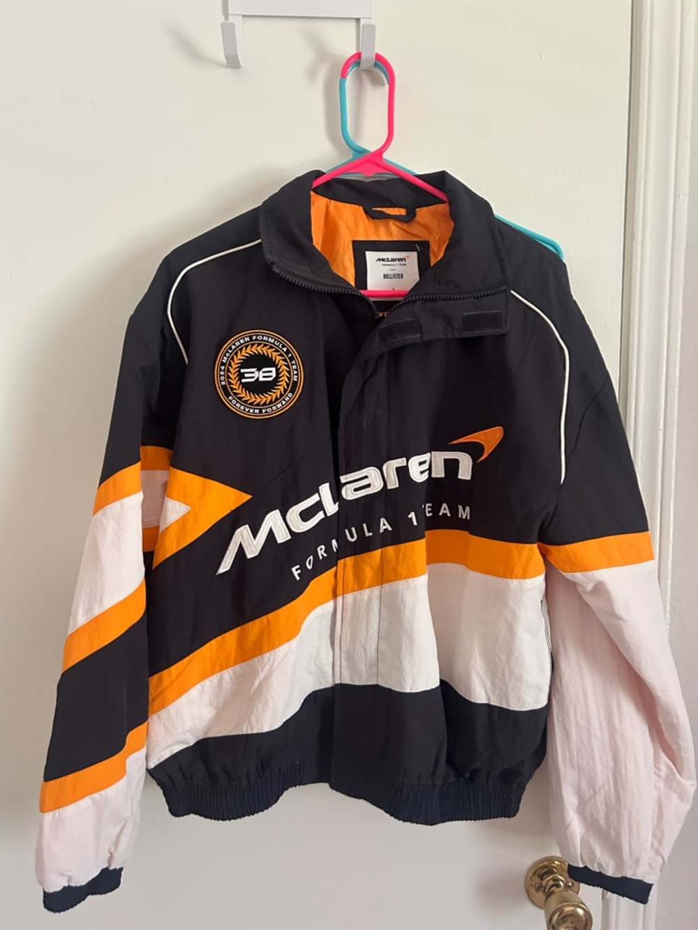 McLaren Formula 1 Team Black Orange White Crew Jacket